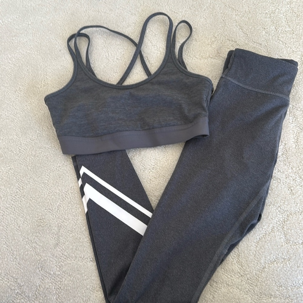 Tory sport xs leggings and small sports bra set
